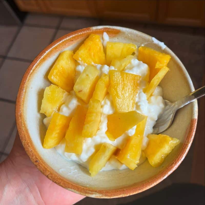 Cottage Cheese with Pineapple