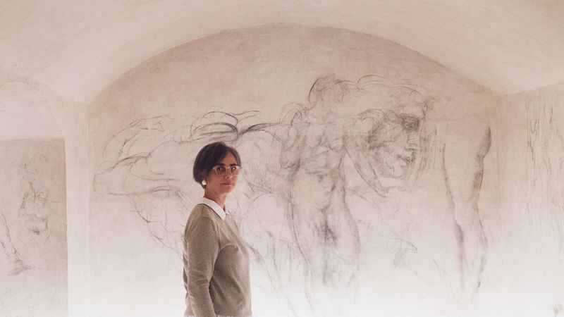 Michelangelo's Hidden Sketches